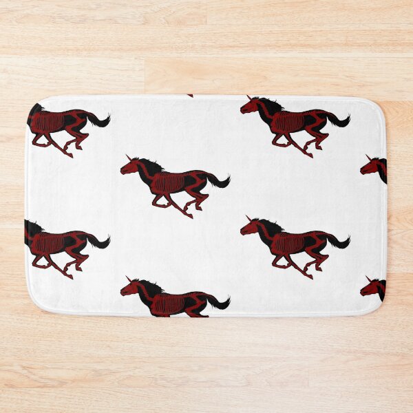 Item preview, Xray Unicorn Skeleton Black/Crimson/Transparent designed and sold by LuxeHurricane.