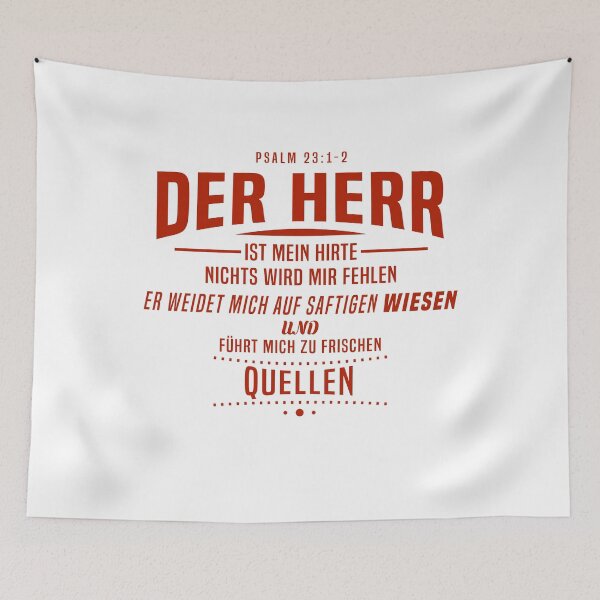 Artikelvorschau, Der Herr ist mein Hirte - Hoffnung für alle entworfen und verkauft von GoodNewsDesign.