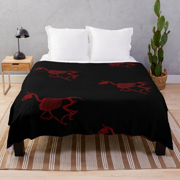 Item preview, Xray Unicorn Skeleton Black/Crimson/Black designed and sold by LuxeHurricane.