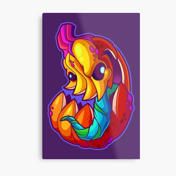 Jack O Lantern Metal Print