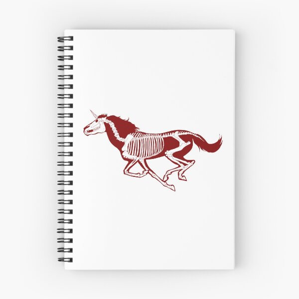 Item preview, Xray Unicorn Skeleton Crimson/Transparent designed and sold by LuxeHurricane.