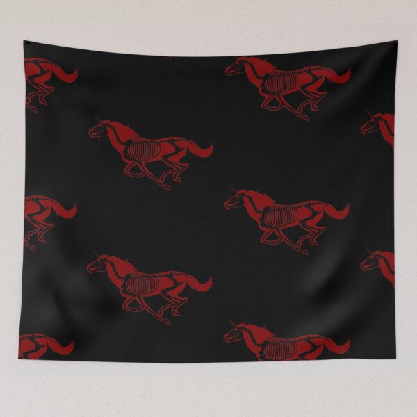 Item preview, Xray Unicorn Skeleton Crimson/Transparent/Black designed and sold by LuxeHurricane.