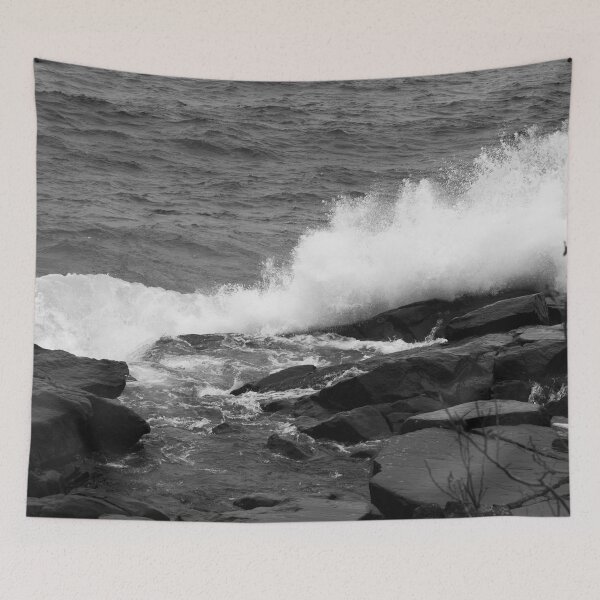 Item preview, Waves on the Rocks designed and sold by Allen Penton.