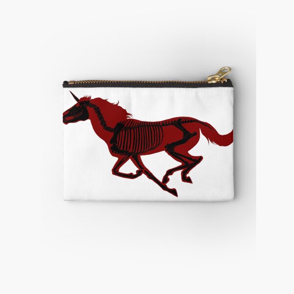 Item preview, Xray Unicorn Skeleton Crimson/Black designed and sold by LuxeHurricane.