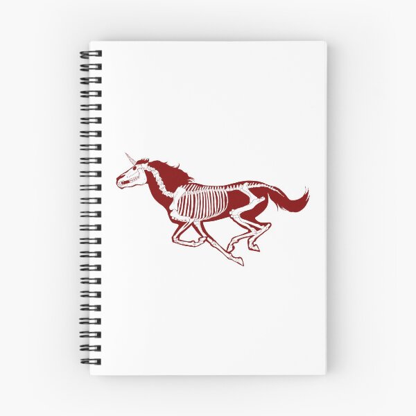 Item preview, Xray Unicorn Skeleton Crimson/White/Transparent designed and sold by LuxeHurricane.