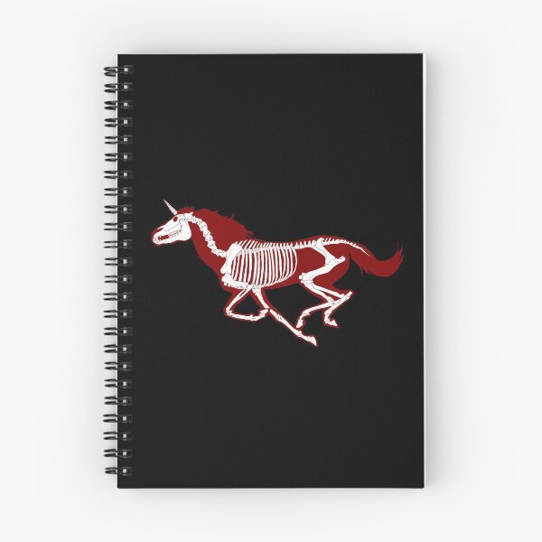 Item preview, Xray Unicorn Skeleton Crimson/White/Black designed and sold by LuxeHurricane.