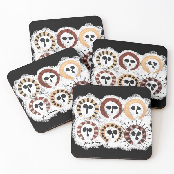 Item preview, Wandjinas designed and sold by Ian Waina.
