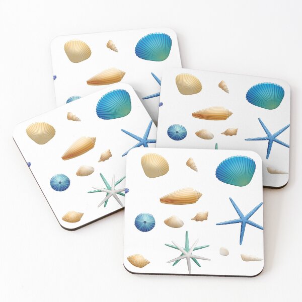 Item preview, Tropical Seashells Colorful Pattern designed and sold by ultimatedigital.