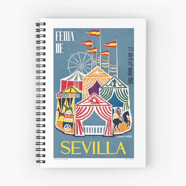 Item preview, Spain 1960 Seville April Fair Travel Poster designed and sold by retrographics.