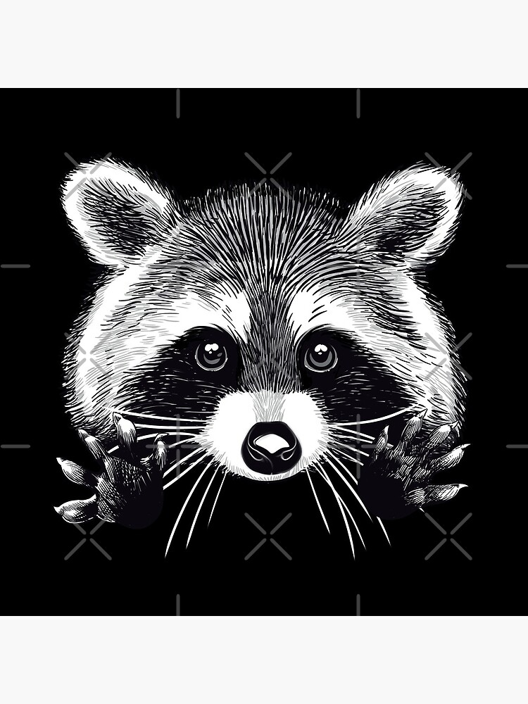 Digital illustration of a little raccoon buddy. by n21b
