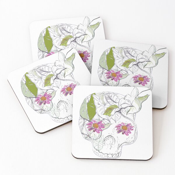 Item preview, Botanical Skull designed and sold by ncxadair.