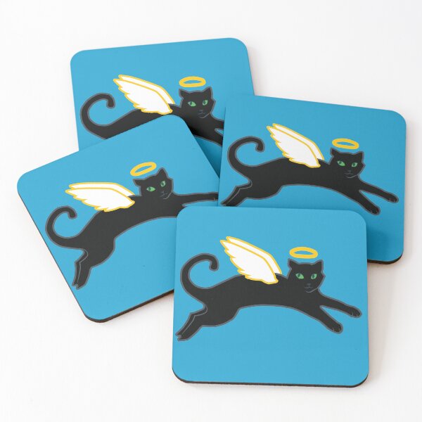 Item preview, Angel Kitty Black  designed and sold by Margaret Capron.