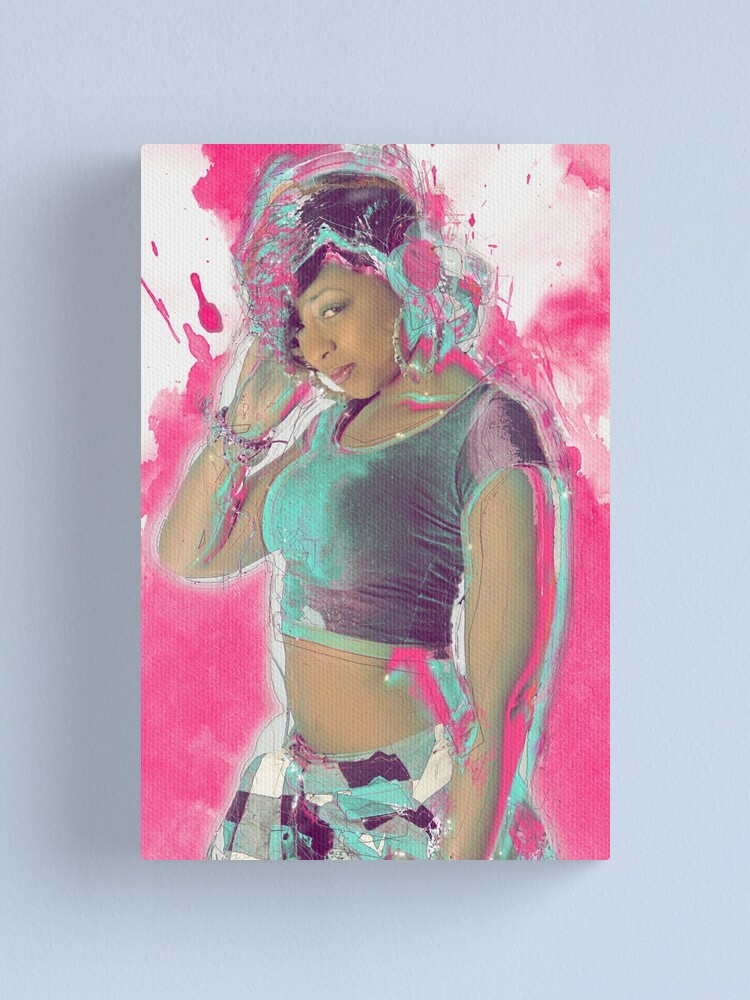 Alternate view of B Girl Canvas Print