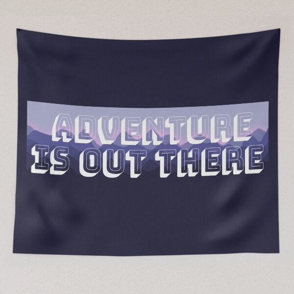 Item preview, Adventure Is Out There Mountains Dusk Dawn Stars designed and sold by Sweetie Spicy.