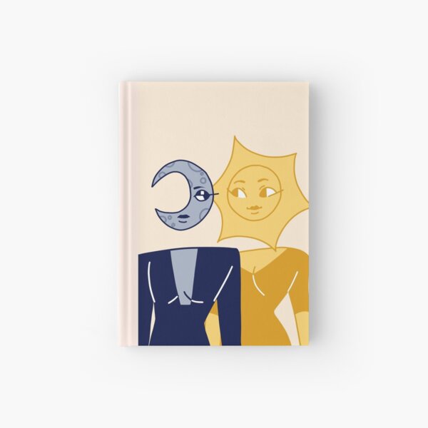Sun and Moon Hardcover Journal
