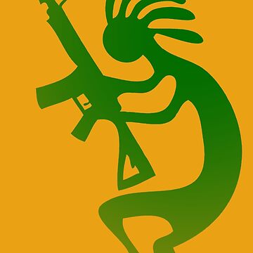 Artwork thumbnail, American Indian with Rifle by roggcar