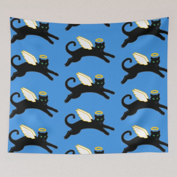 Item preview, Angel Kitty Black  designed and sold by Margaret Capron.