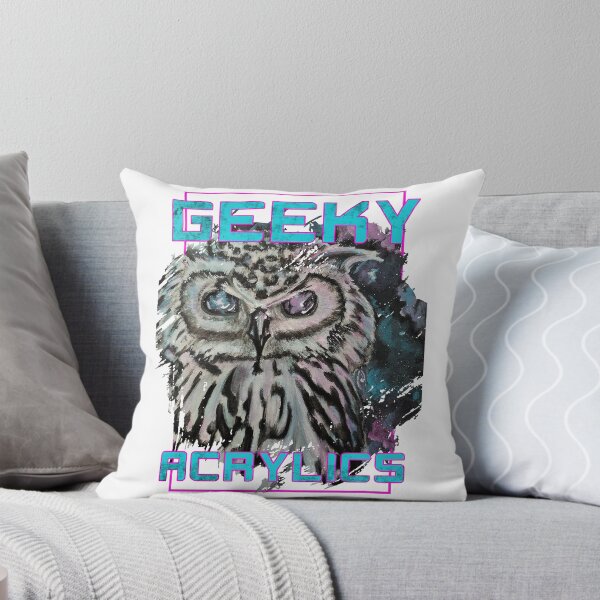 Item preview, Space Owl Geeky Acrylics WHITE designed and sold by geekyacrylics.