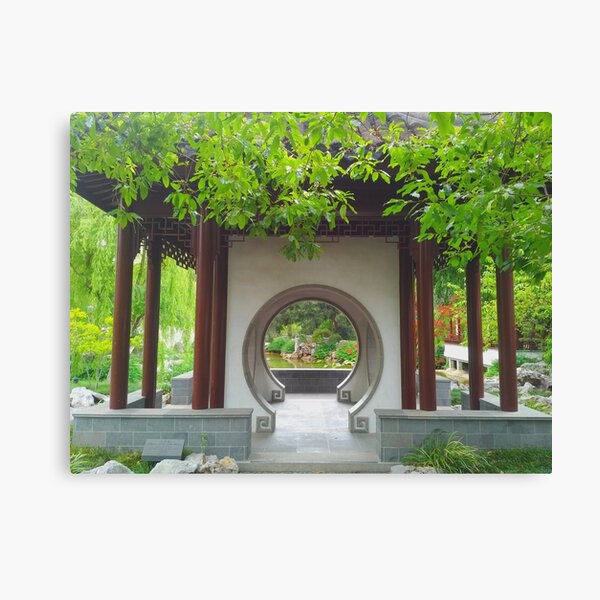 Chinese garden Canvas Print
