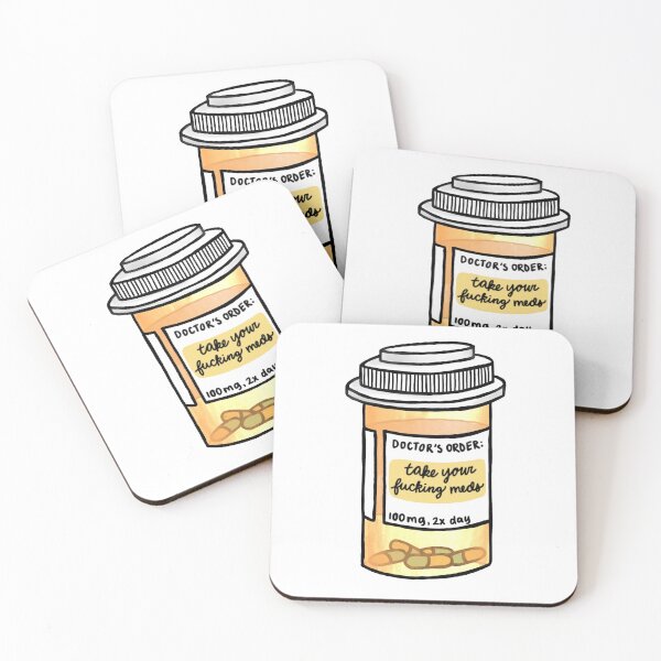 Item preview, take your fucking meds designed and sold by Paige Harken Design.