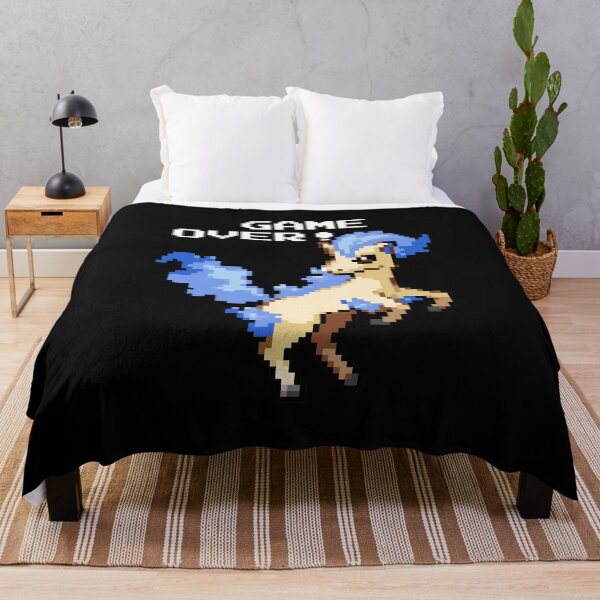 Item preview, Blue pixel unicorn. designed and sold by emphatic.