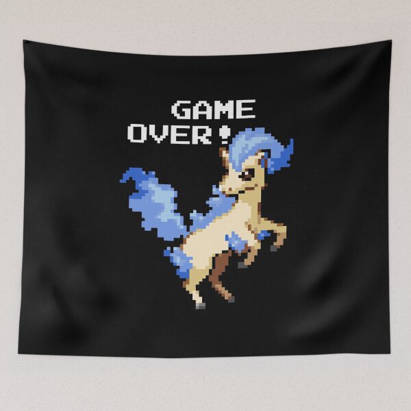 Item preview, Blue pixel unicorn. designed and sold by emphatic.
