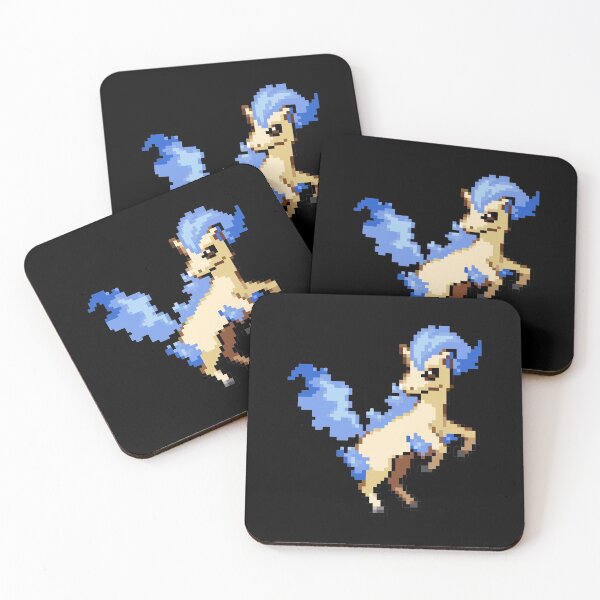 Item preview, Blue pixel unicorn. designed and sold by emphatic.