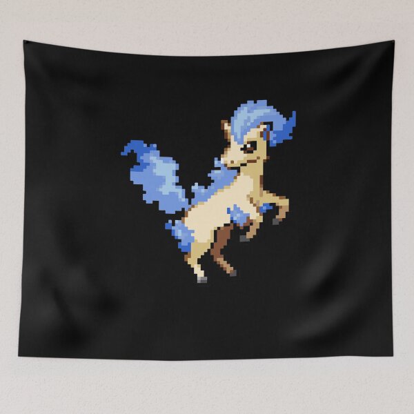 Item preview, Blue pixel unicorn. designed and sold by emphatic.