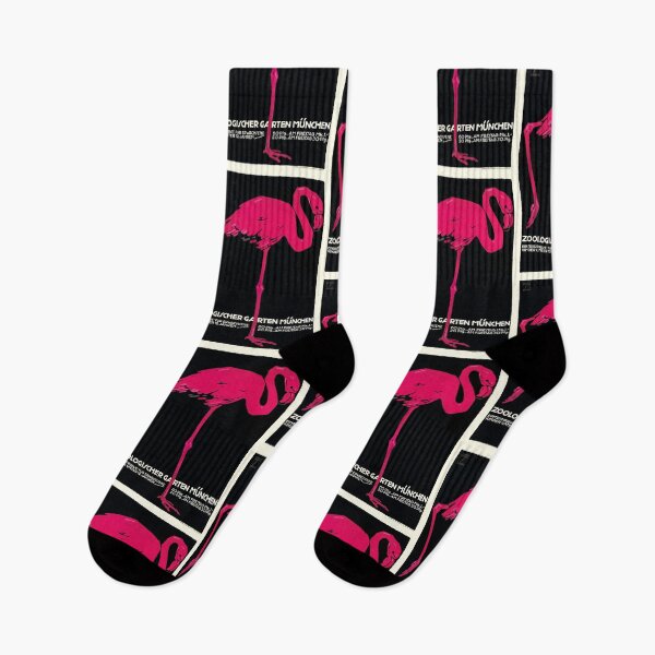 Item preview, 1912 Ludwig Hohlwein Munich Zoo Flamingo Poster designed and sold by retrographics.