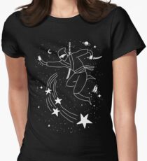 Space Ninja Women's Fitted T-Shirt