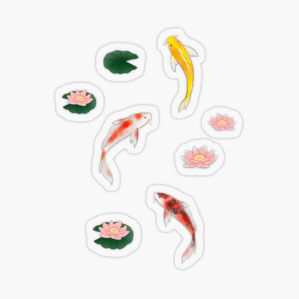 Koi fish Transparent Sticker