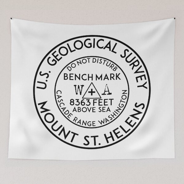Item preview, MOUNT SAINT HELENS BENCHMARK WASHINGTON USGS VOLCANO ST GEOCACHING CASCADES designed and sold by DESTINATIONS DECAL.