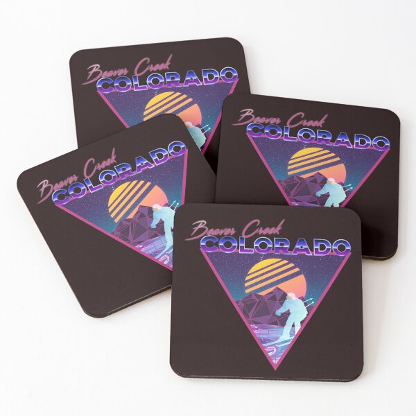 Item preview, Retro Vaporwave Ski Mountain | Beaver Creek Colorado | Shirts, Stickers, and More! designed and sold by KlehmInTime.