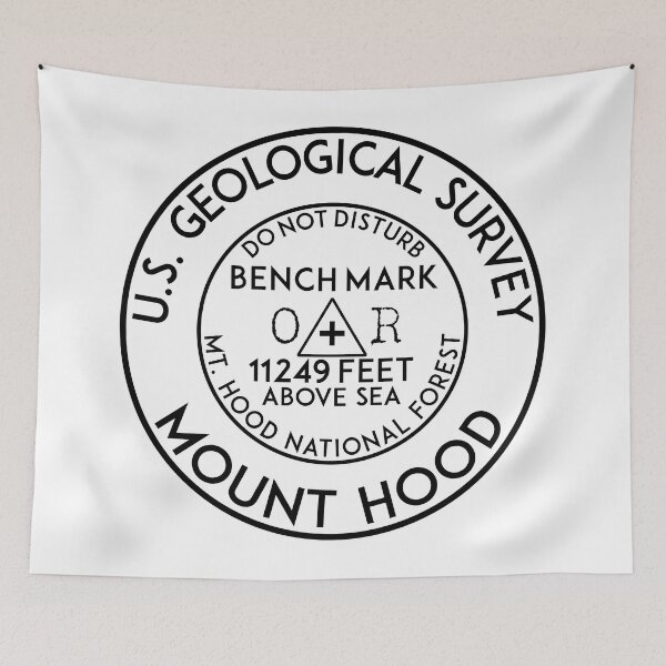 Item preview, Mount Hood Benchmark Bench Mark National Forest Cascade Range Cascades 2 designed and sold by DESTINATIONS DECAL.
