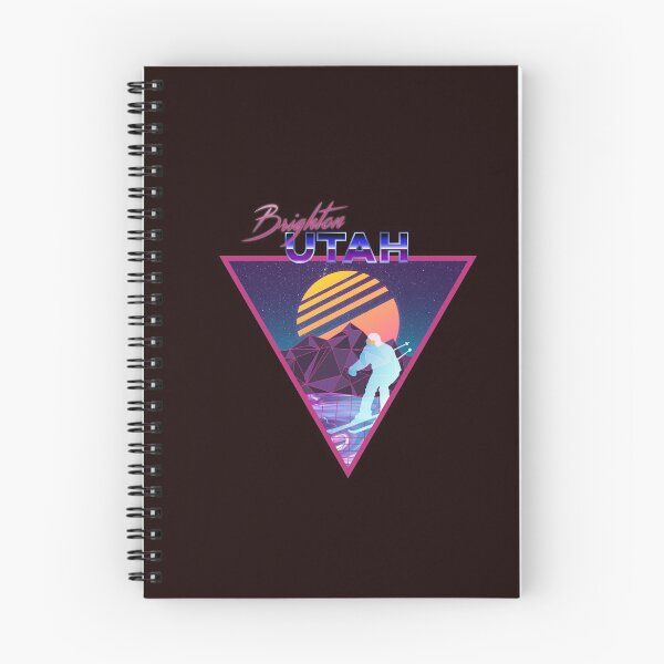 Item preview, Retro Vaporwave Ski Mountain | Brighton Head Utah | Shirts, Stickers, and More! designed and sold by KlehmInTime.