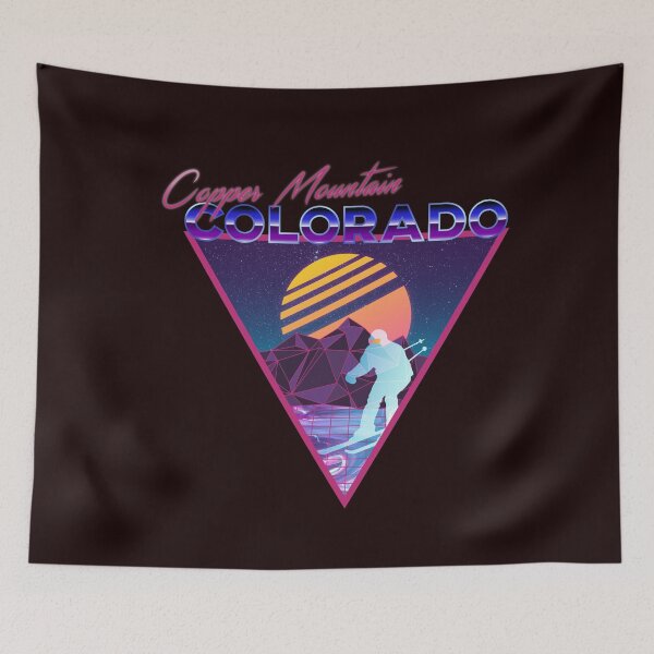 Item preview, Retro Vaporwave Ski Mountain | Copper Mountain Colorado | Shirts, Stickers, and More! designed and sold by KlehmInTime.