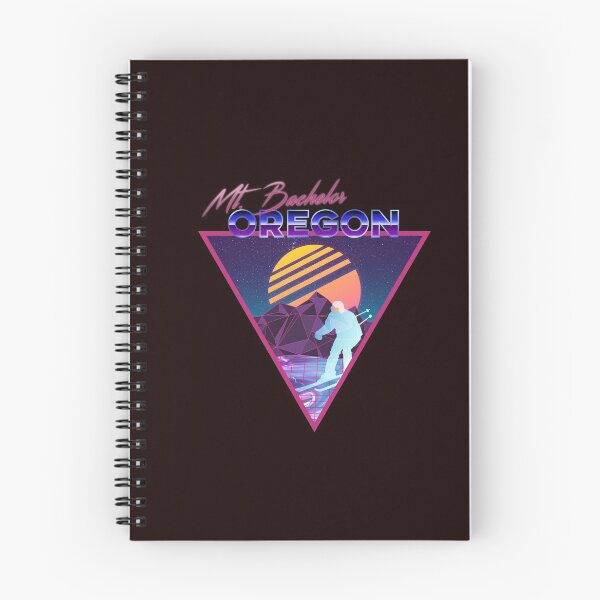Item preview, Retro Vaporwave Ski Mountain | Mt. Bachelor Oregon | Shirts, Stickers, and More! designed and sold by KlehmInTime.
