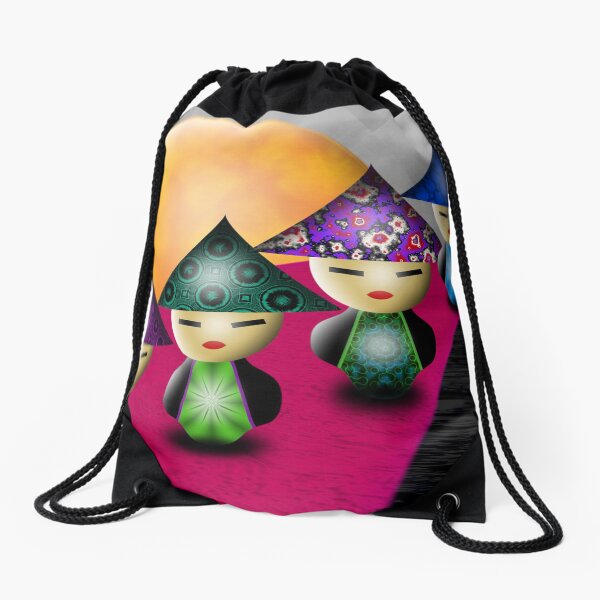Inner Child - Little China Dolls Drawstring Bag