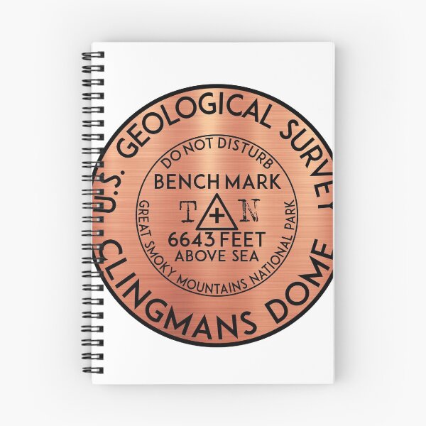 Item preview, CLINGMANS DOME NORTH CAROLINA GREAT SMOKY MOUNTAINS NATIONAL PARK GEOCACHING APPALACHIAN TRAIL BENCHMARK BENCH MARK designed and sold by DESTINATIONS DECAL.