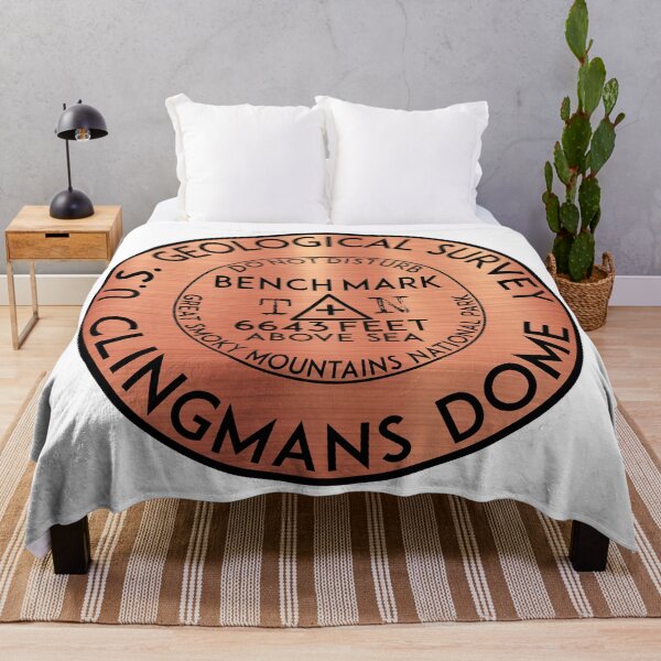 Item preview, CLINGMANS DOME NORTH CAROLINA GREAT SMOKY MOUNTAINS NATIONAL PARK GEOCACHING APPALACHIAN TRAIL BENCHMARK BENCH MARK designed and sold by DESTINATIONS DECAL.