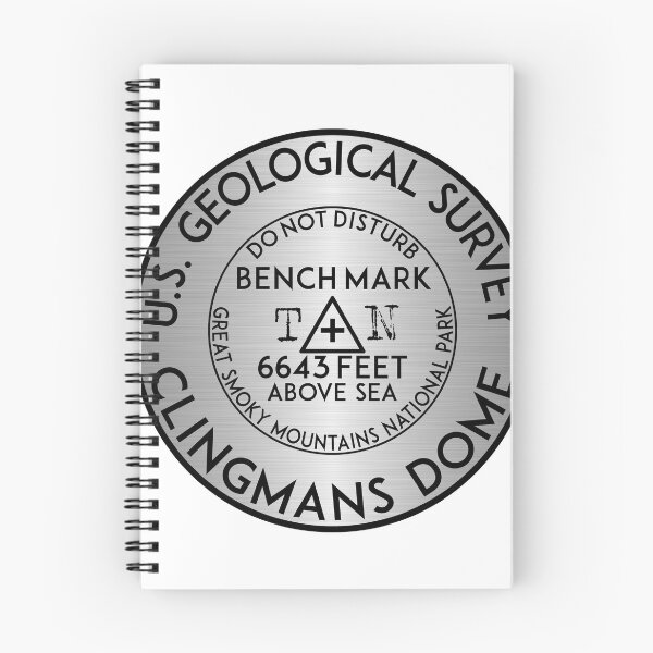 Item preview, CLINGMANS DOME NORTH CAROLINA GREAT SMOKY MOUNTAINS NATIONAL PARK GEOCACHING APPALACHIAN TRAIL BENCHMARK BENCH MARK designed and sold by DESTINATIONS DECAL.