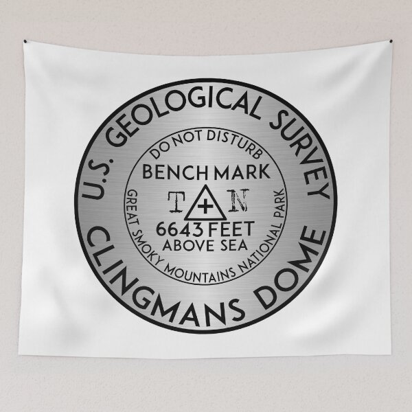 Item preview, CLINGMANS DOME NORTH CAROLINA GREAT SMOKY MOUNTAINS NATIONAL PARK GEOCACHING APPALACHIAN TRAIL BENCHMARK BENCH MARK designed and sold by DESTINATIONS DECAL.