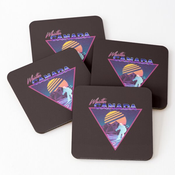 Item preview, Retro Vaporwave Ski Mountain | Whistler Canada | Shirts, Stickers, and More! designed and sold by KlehmInTime.