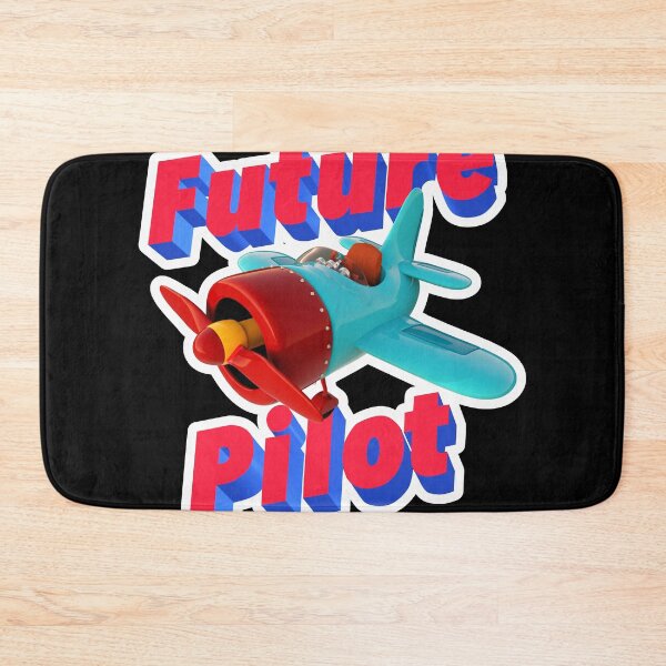 Item preview, cartoon plane future pilot designed and sold by Scoopivich.
