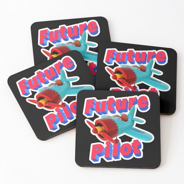 Item preview, cartoon plane future pilot designed and sold by Scoopivich.