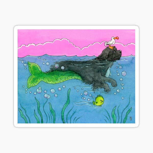 The Little Merdog Sticker