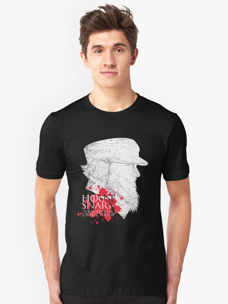 Alternate view of House Snark: Your Favorite Characters Die Slim Fit T-Shirt