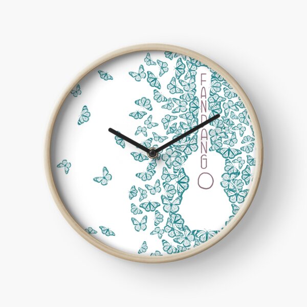 Fandango (Butterflies) Clock