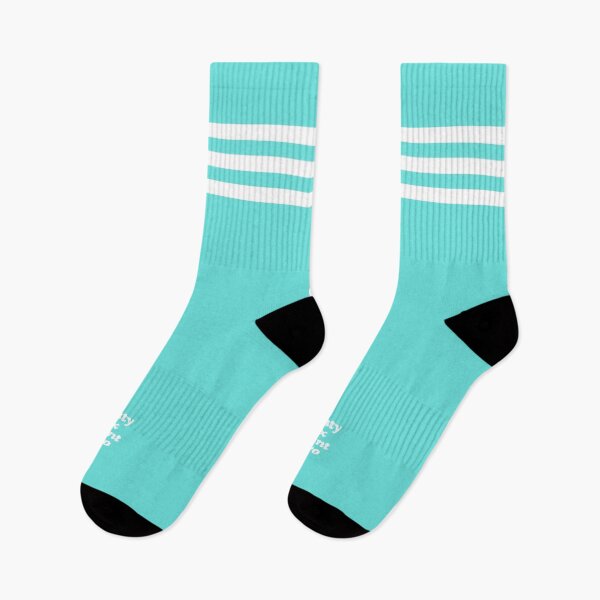 Item preview, Baby Blue Twenty Six Point Two Font Socks designed and sold by SunnyLemonader.