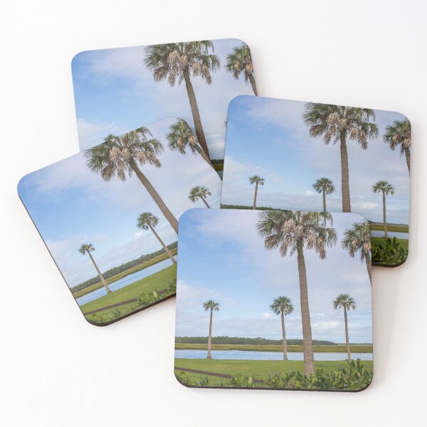 Item preview, Palm trees along the St. Johns River in Florida designed and sold by Lesswired.